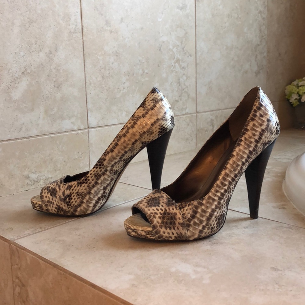 Aldo Python Peep toe pump - Picture 3 of 5